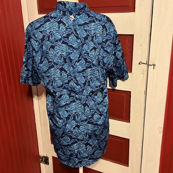 Men’s Ocean & Coast Quick Dry Fishing Fish Button Shirt S - Picture 4 of 7